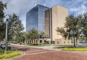 Exterior of the Ethnos 360 building, where DM LAW’s Sanford office is located